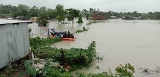 Tipkai River devours PMAY houses in Dhubri amid heavy rains