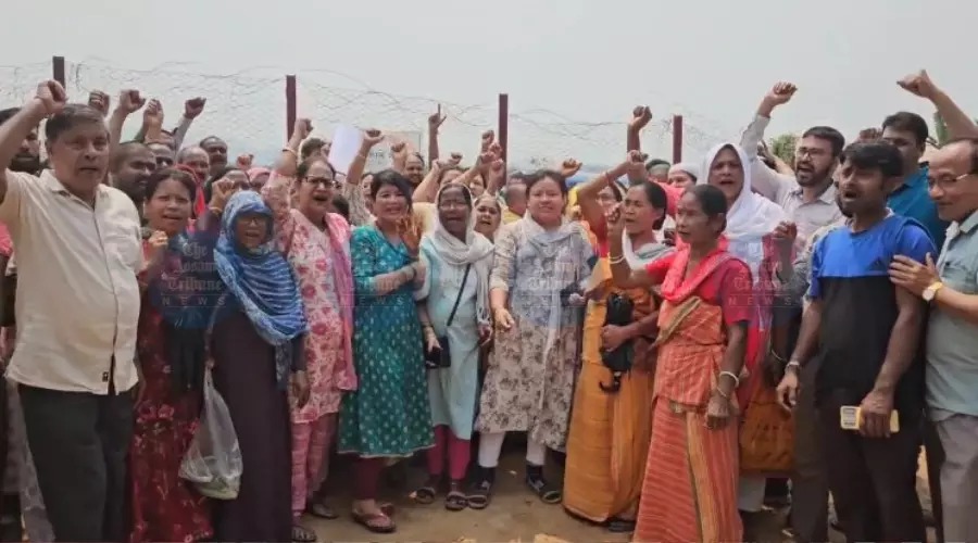 Thousands Protest In Guwahati Demanding Rehabilitation For Silsako Evictees